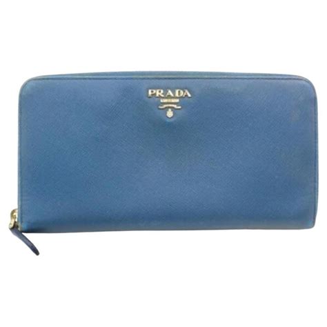 prada saffiano lux wallet bag|Prada zipper wallet.